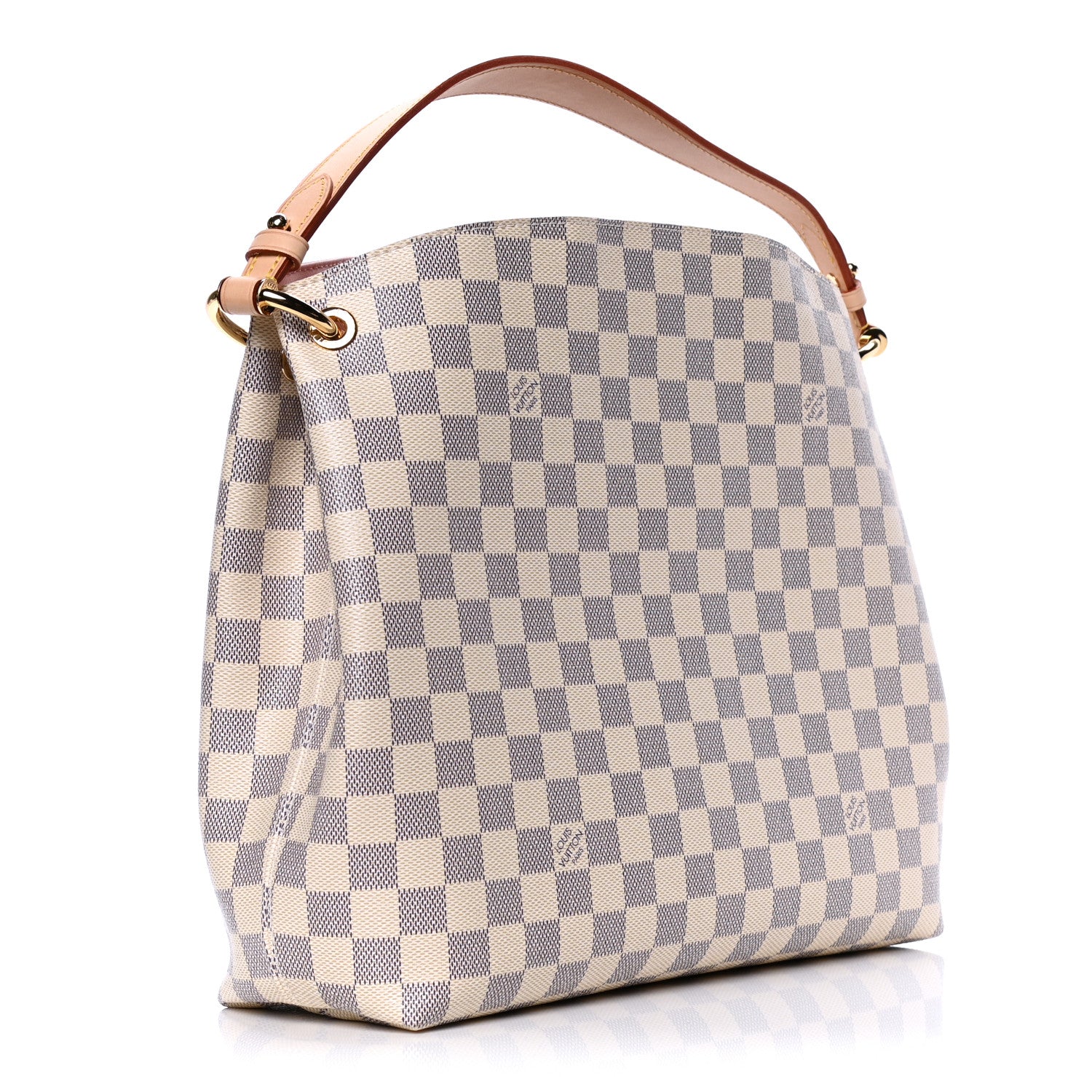 Louis Vuitton Damier Azur Graceful PM Rose Ballerine 3 of 8