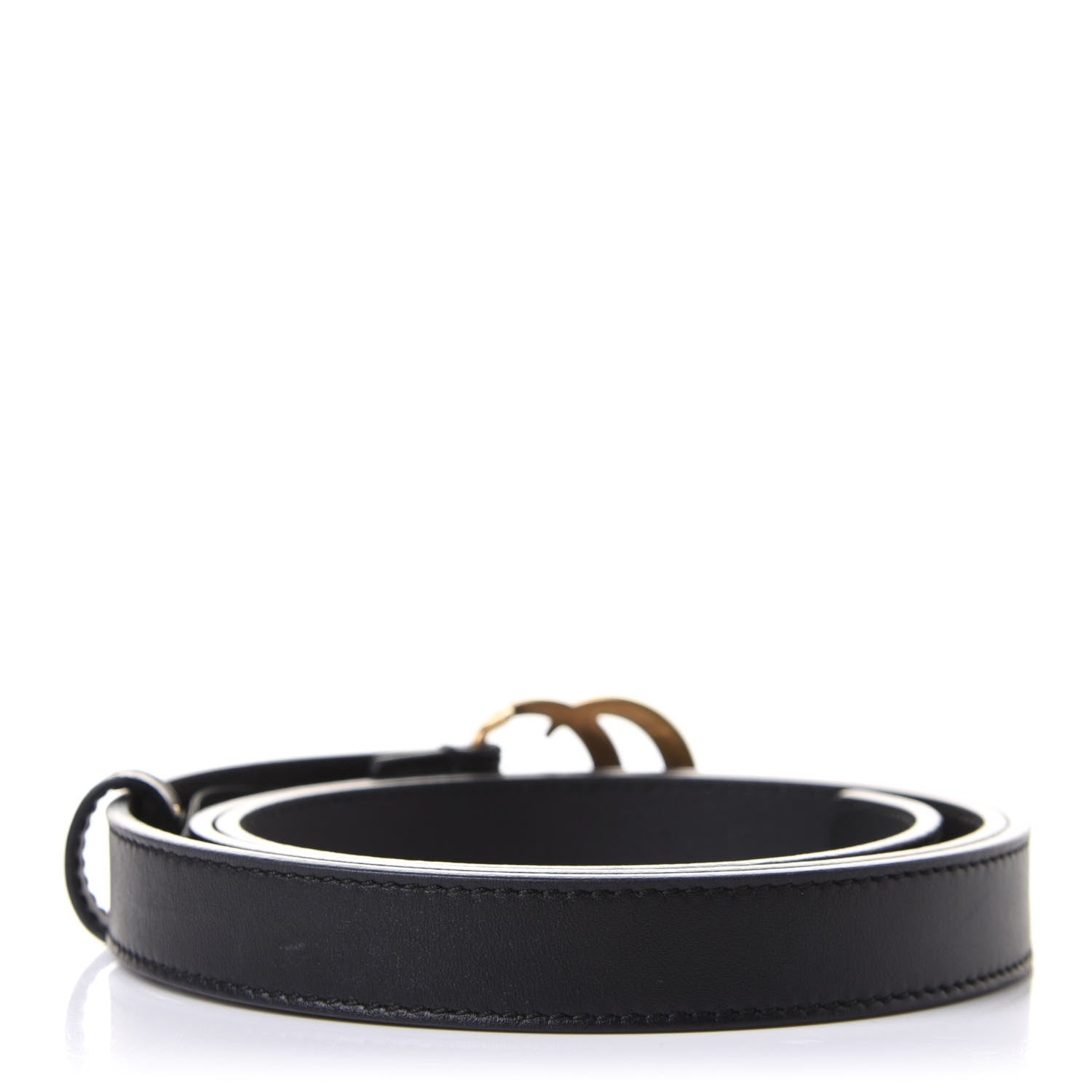 Gucci Calfskin Double G 20mm Belt 90 36 Black 2 of 5