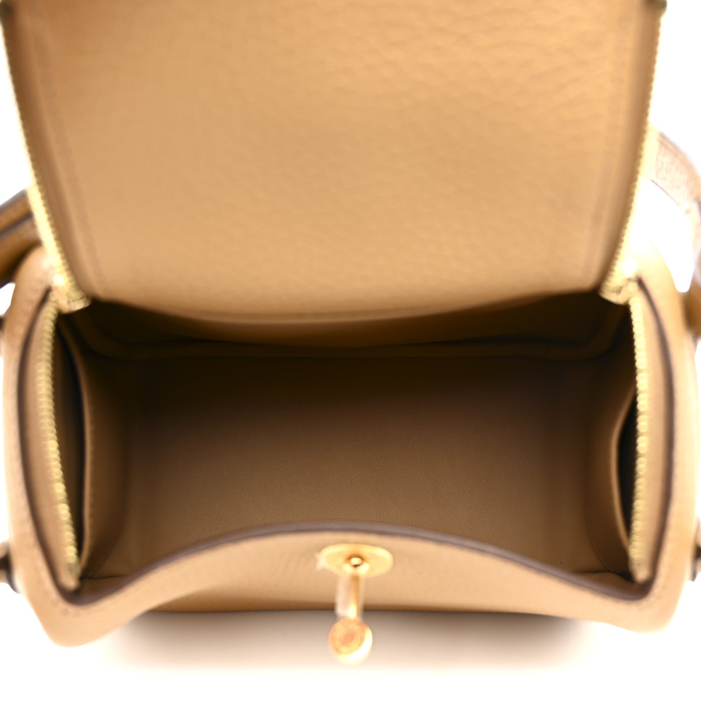 Taurillon Clemence Mini Lindy 20 Biscuit