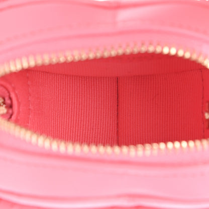 Chanel Lambskin Quilted CC In Love Heart Zipped Arm Coin Purse Pink 5 of 8