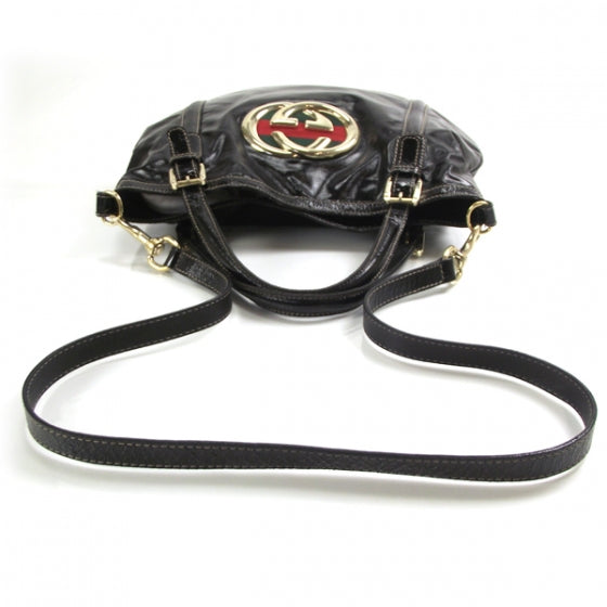 Gucci Dialux Medium Britt Tote Black 6 of 11