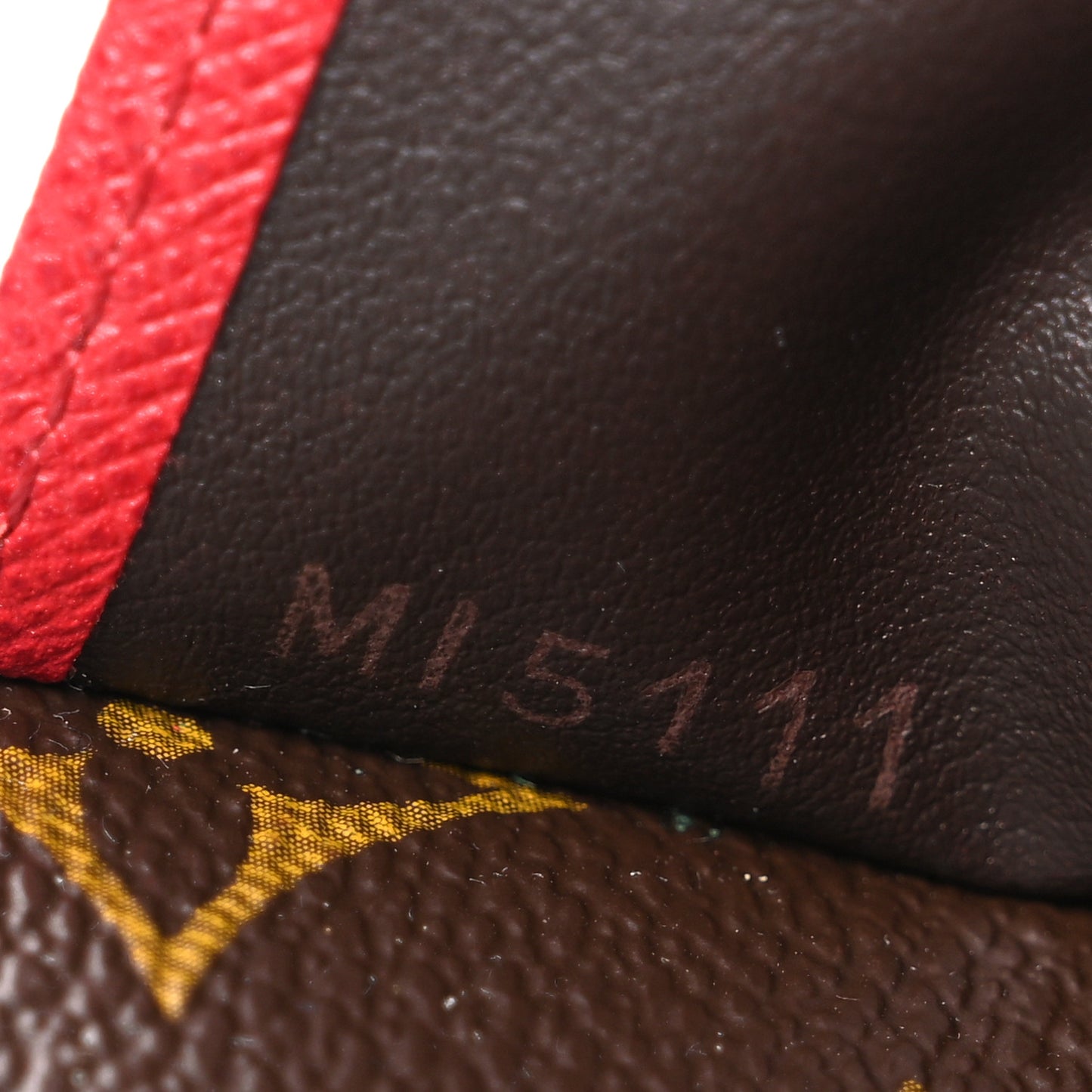 Monogram Compact Marie Wallet Rouge
