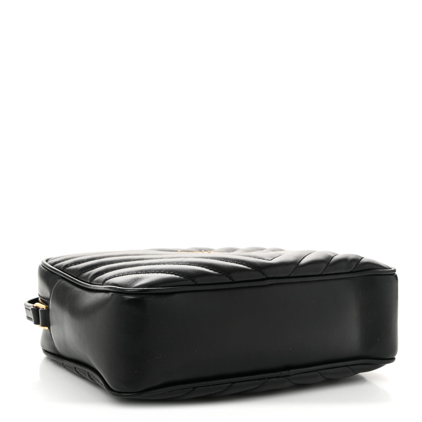 Calfskin Matelasse Monogram Lou Camera Bag Black