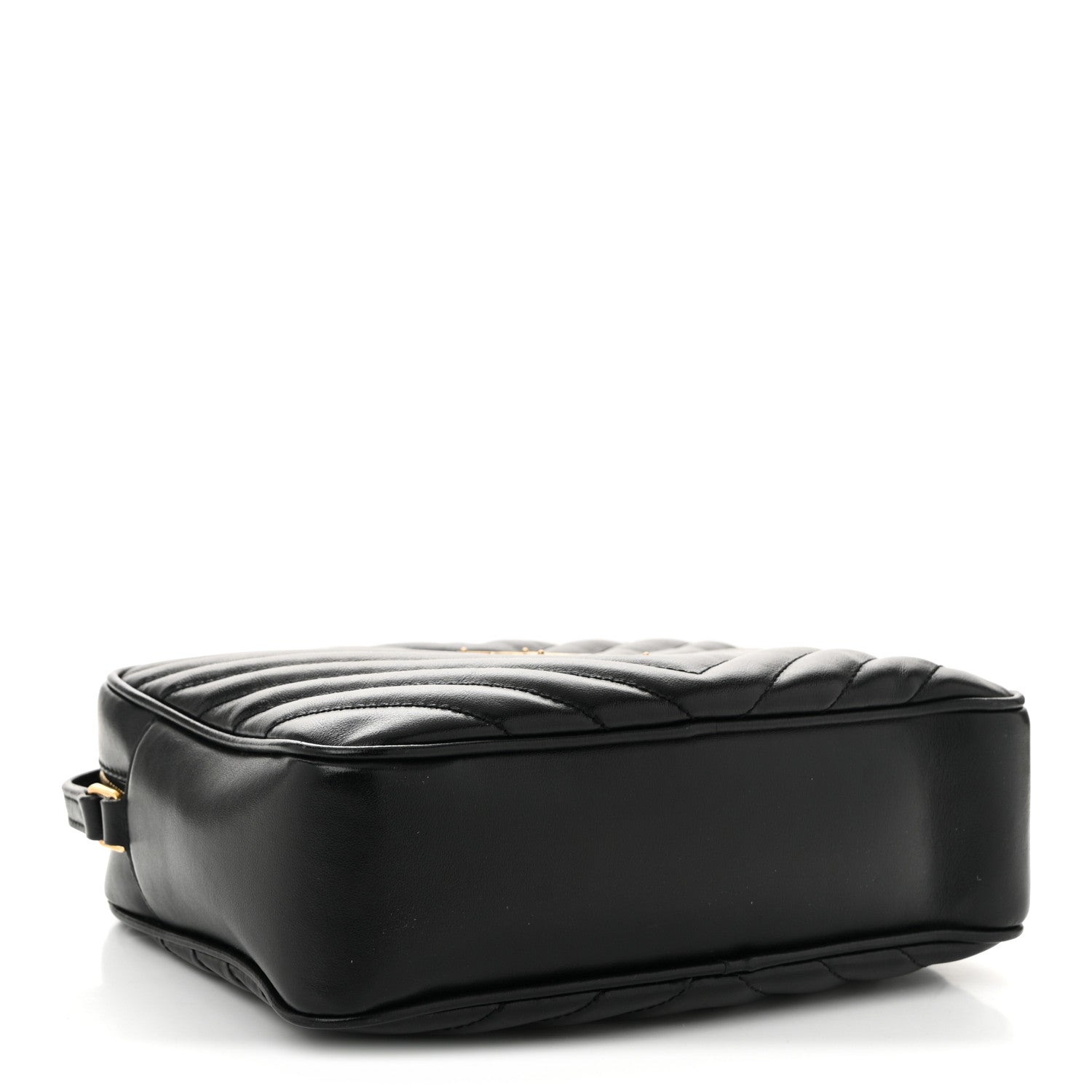 Saint Laurent Calfskin Matelasse Monogram Lou Camera Bag Black 4 of 10