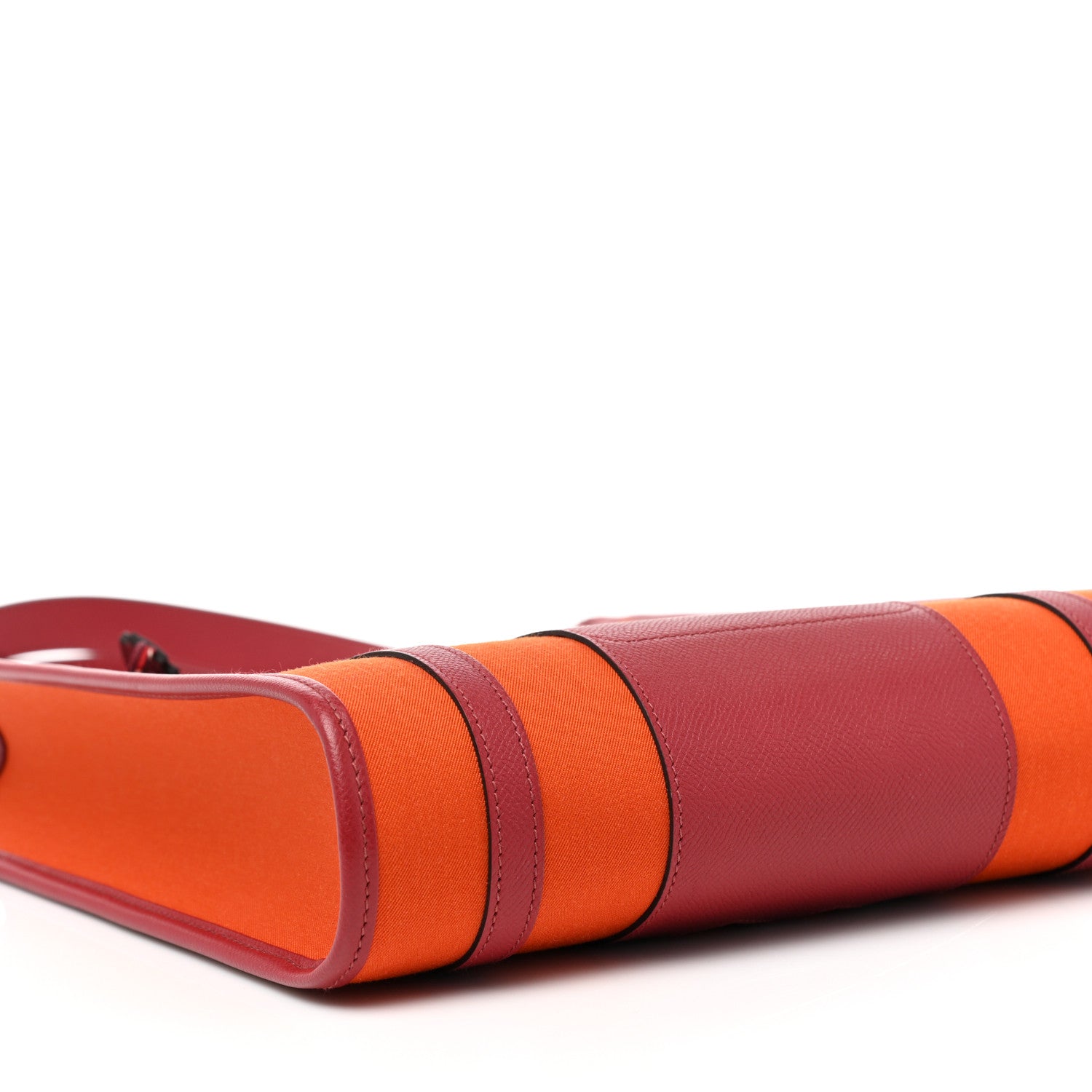 Hermes Canvas Calfskin Petit H Dream Catcher Tote 6 of 7