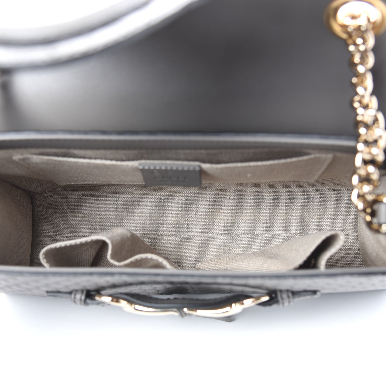Gucci Soft Microguccissima Medium Emily Chain Shoulder Bag Loess 5 of 11