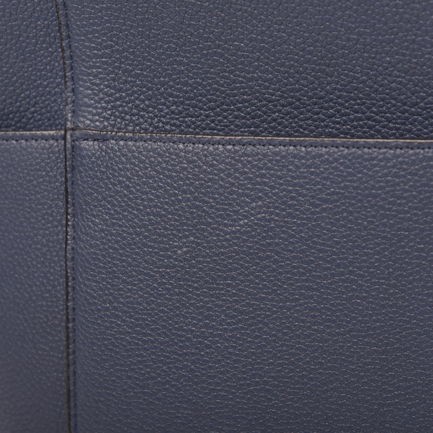 Soft Grained Calfskin Sangle Bucket Bag Deep Blue
