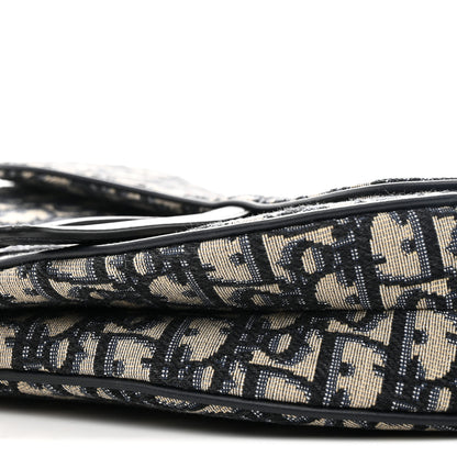 Christian Dior Oblique Saddle Bag Blue 10 of 10