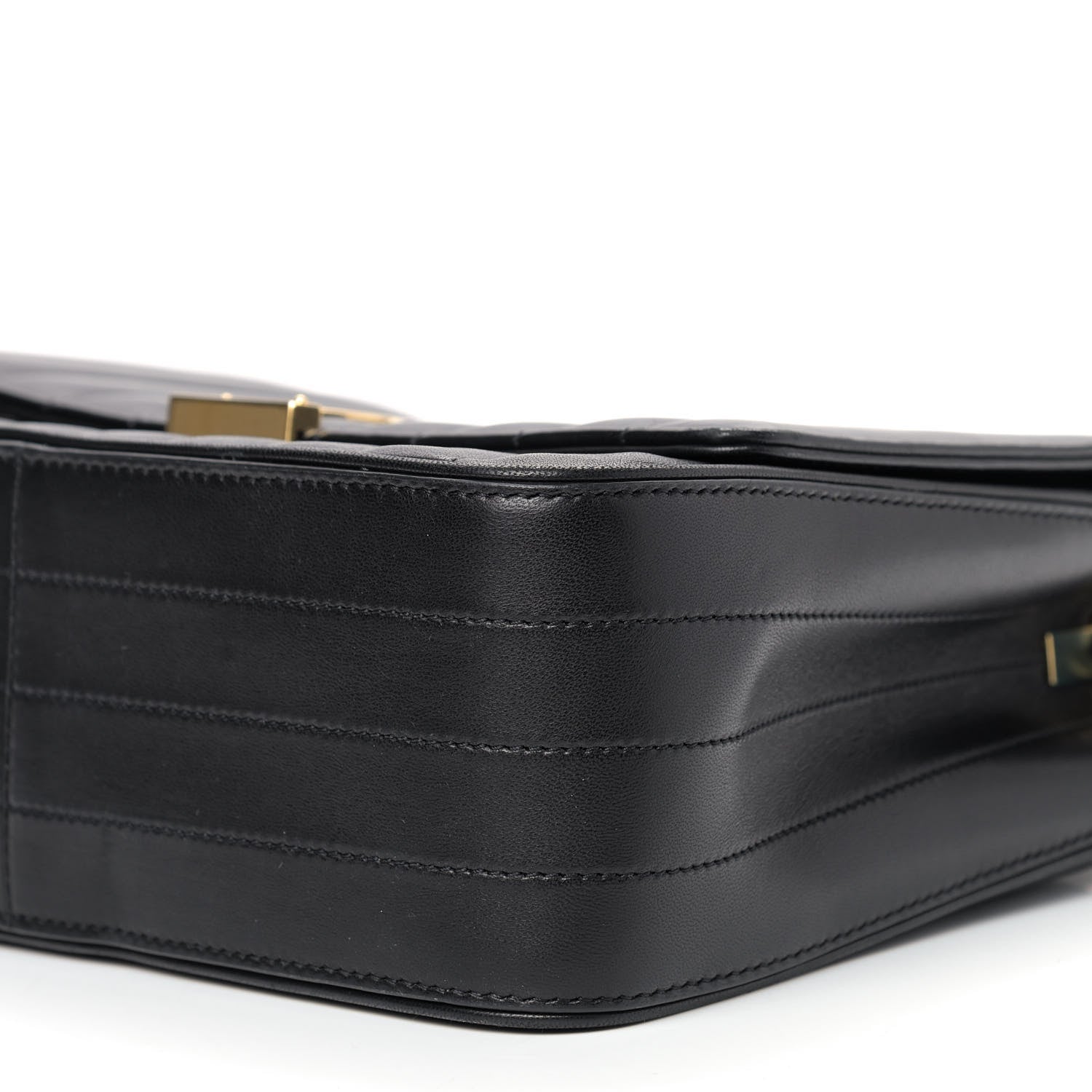 Saint Laurent Lambskin Matelasse Monogram Large Vicky Chain Bag Black 7 of 9
