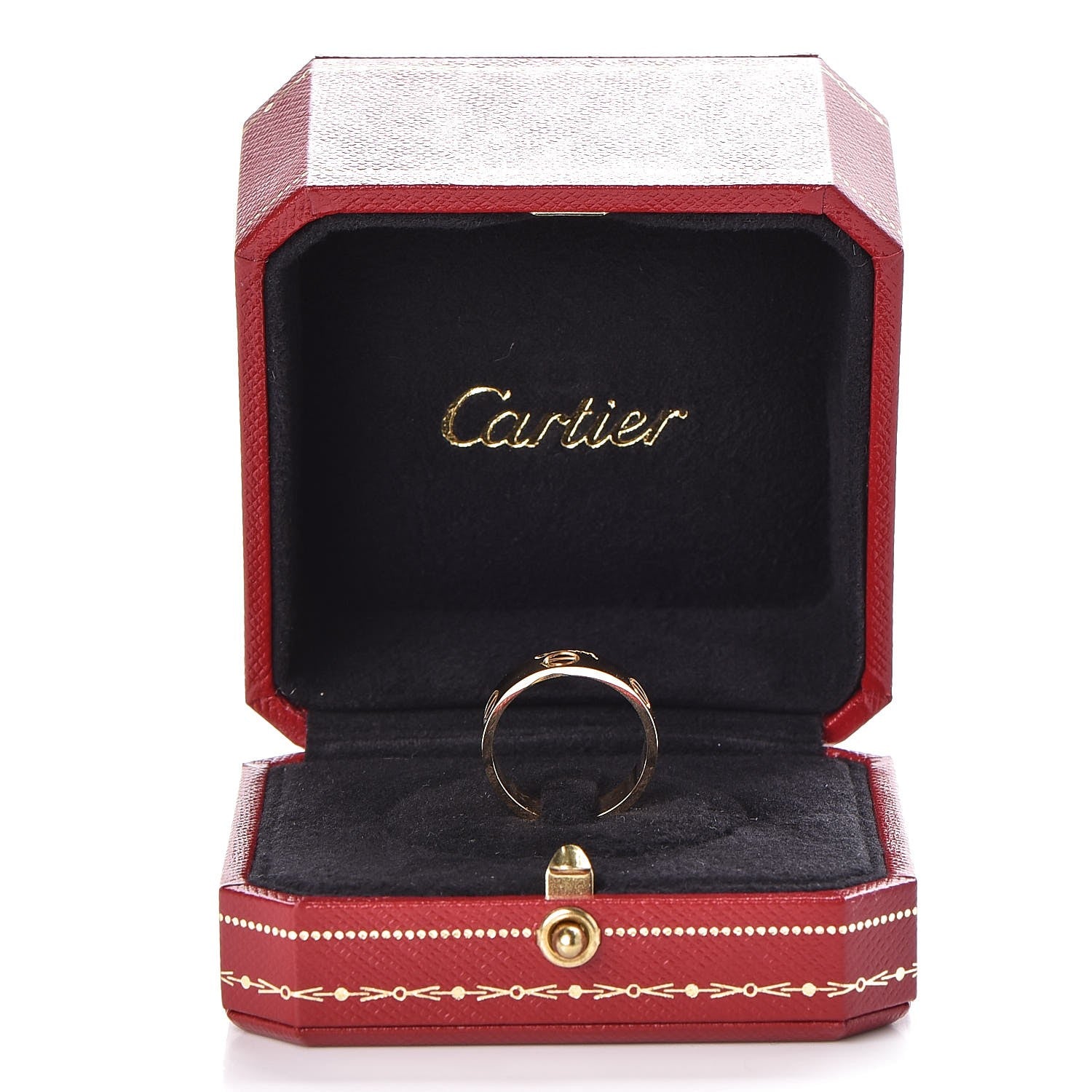 Cartier 18K Yellow Gold 5.5mm LOVE Ring 53 6.5 5 of 5