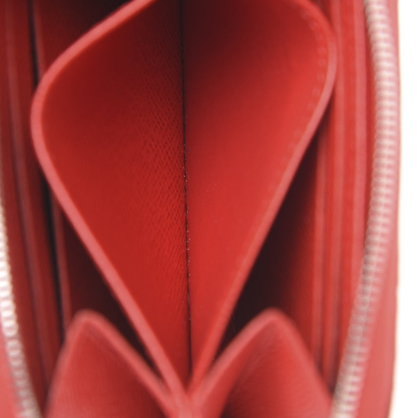 Epi Zippy Coin Purse Coquelicot