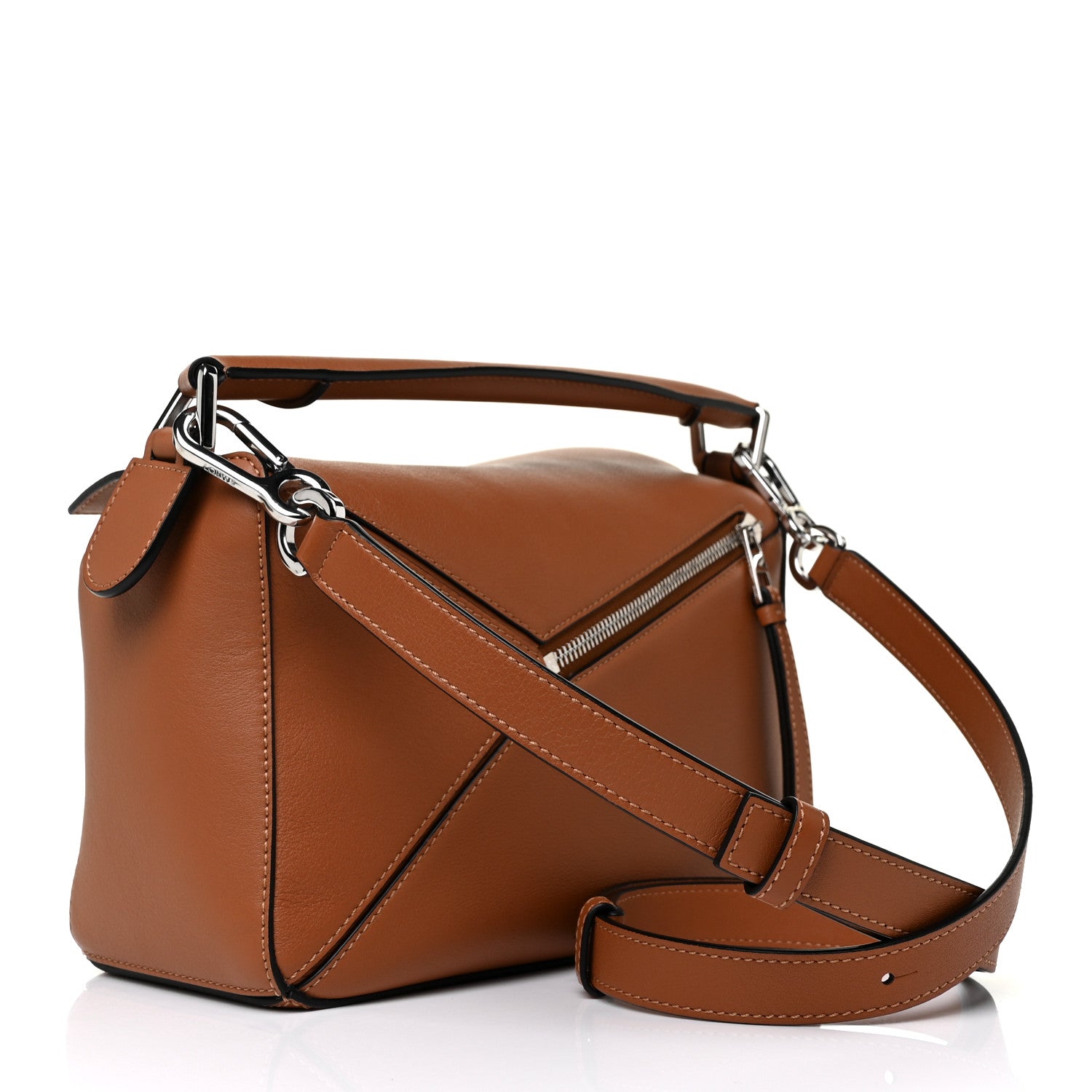 Loewe Classic Calfskin Small Puzzle Bag Tan 2 of 7