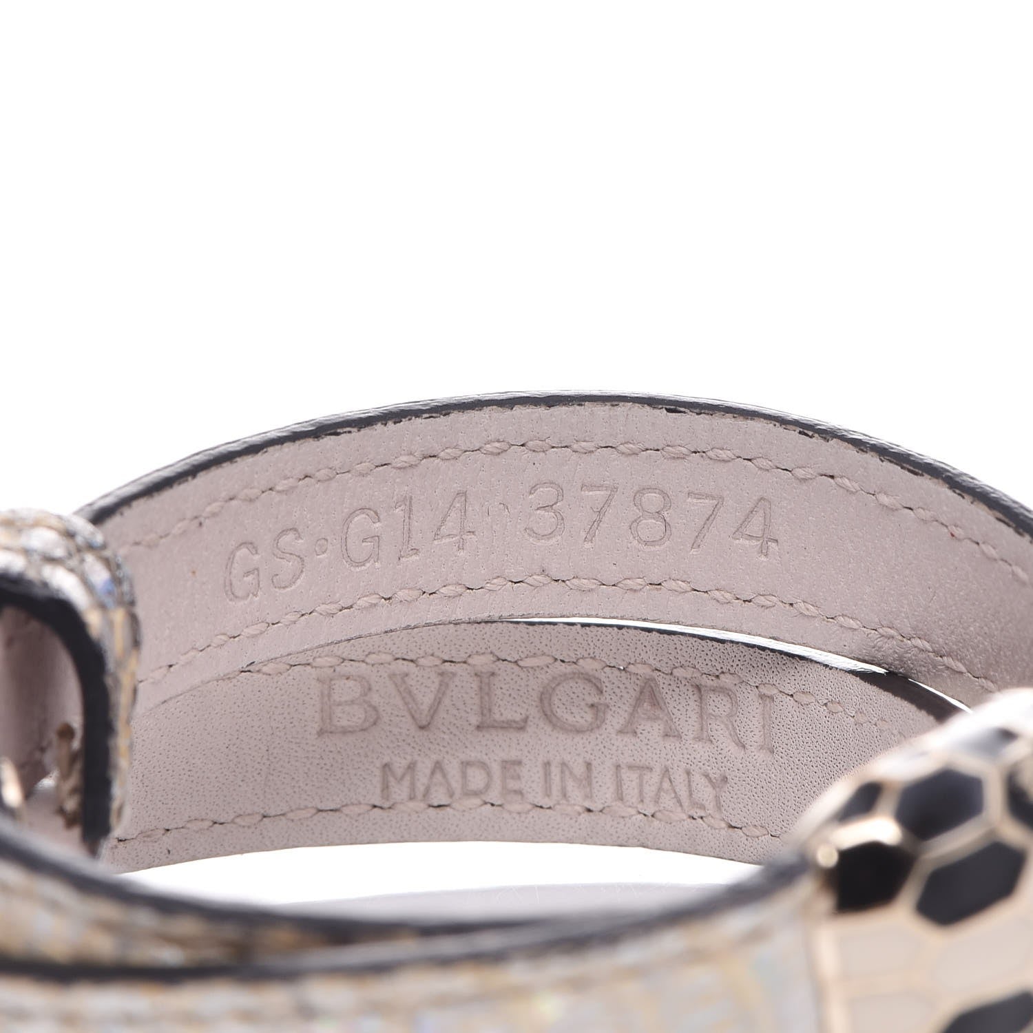 Bulgari Lizard Serpenti Forever Multi Coiled Bracelet S 6 of 7