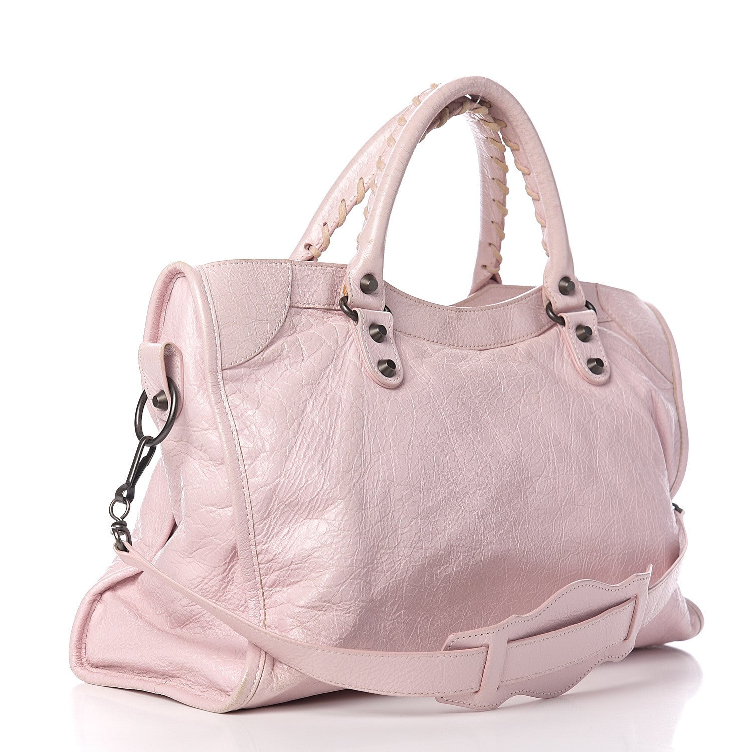 Balenciaga Agneau Classic Hardware City Rose Poudre Rose Petunia 2 of 11
