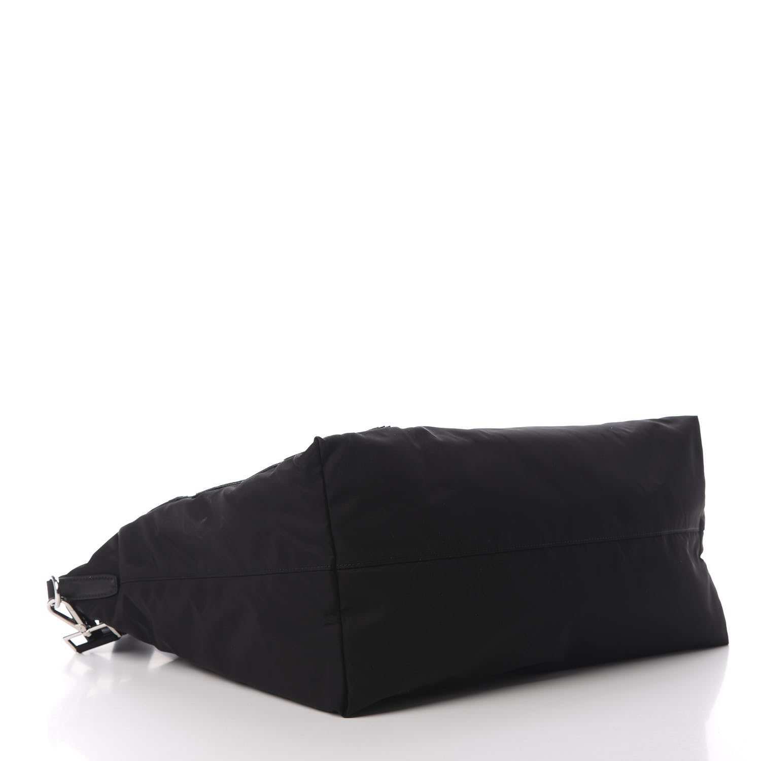 Prada Tessuto Nylon Character Shopping Tote Black 3 of 11