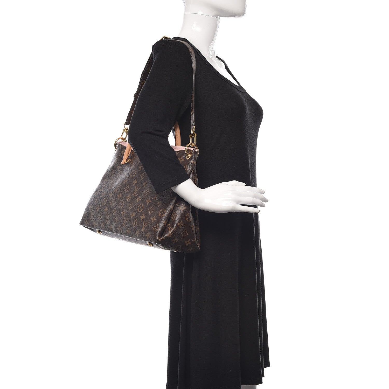 Louis Vuitton Monogram Pallas Rose Ballerine 2 of 8