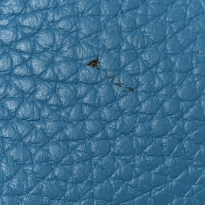 Hermes Taurillon Clemence Victoria II 35 Blue Jean 13 of 15