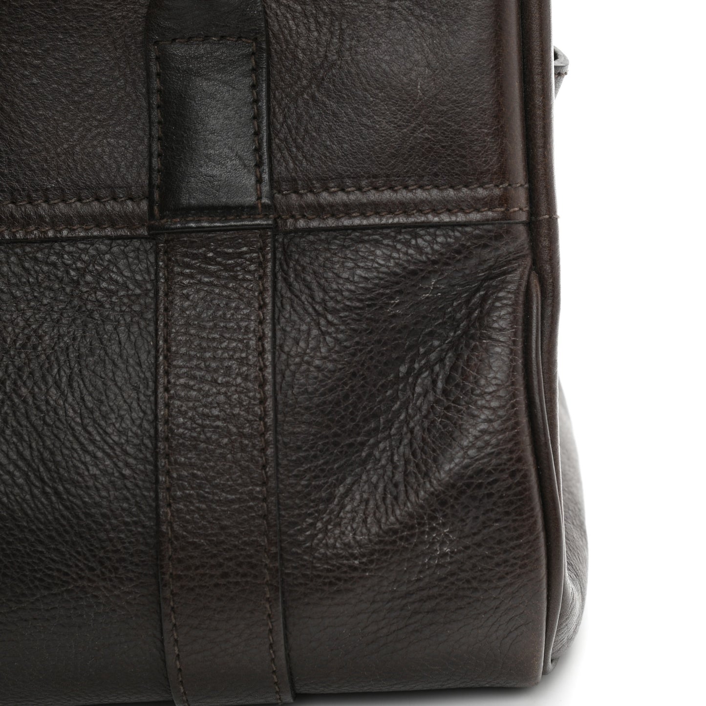 Classic Grain Calfskin Bayswater Chocolate