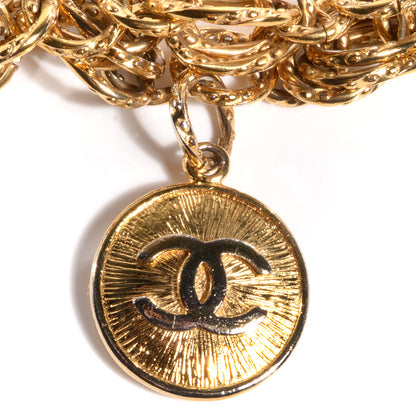 Chanel Chain Sunburst Medallion CC Belt Gold 3 of 5