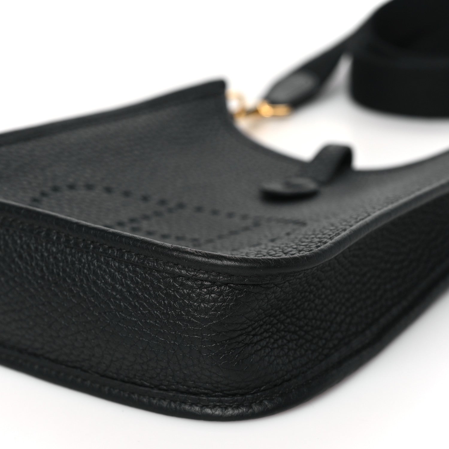 Hermes Taurillon Clemence Evelyne TPM Black 10 of 11