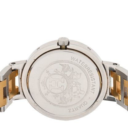 Hermes Stainless Steel 30mm Clipper Quartz Watch Gold 4 of 4
