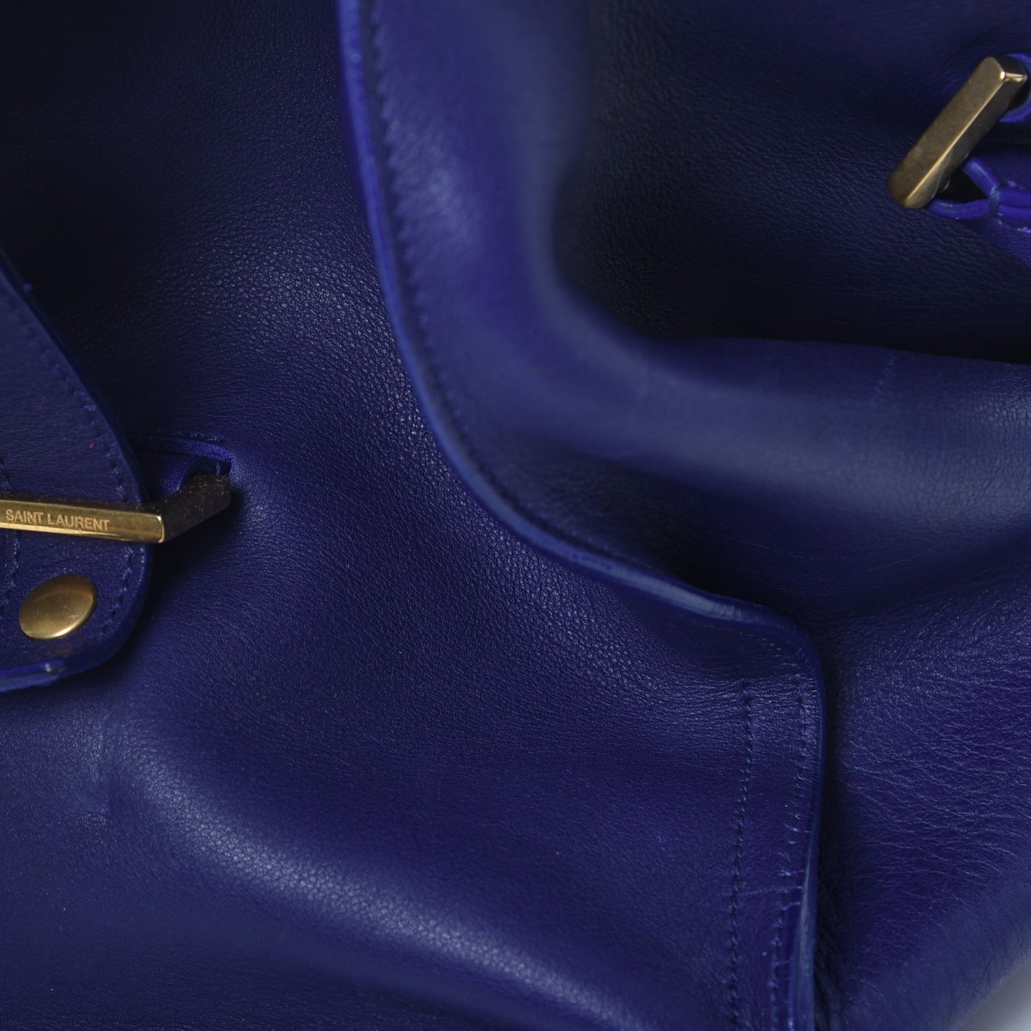 Calfskin Medium Classic Y Cabas Navy