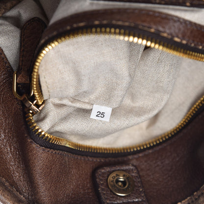 Prada Scamosciato Suede Satchel Light Brown 8 of 18