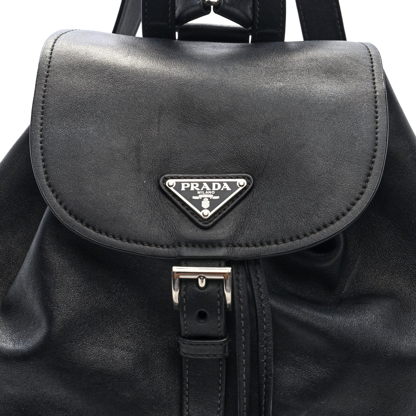 Calfskin Backpack Black