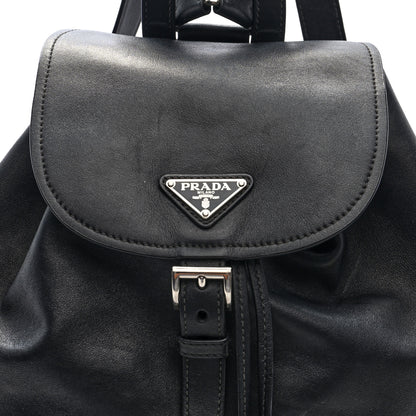 Prada Calfskin Backpack Black 6 of 8
