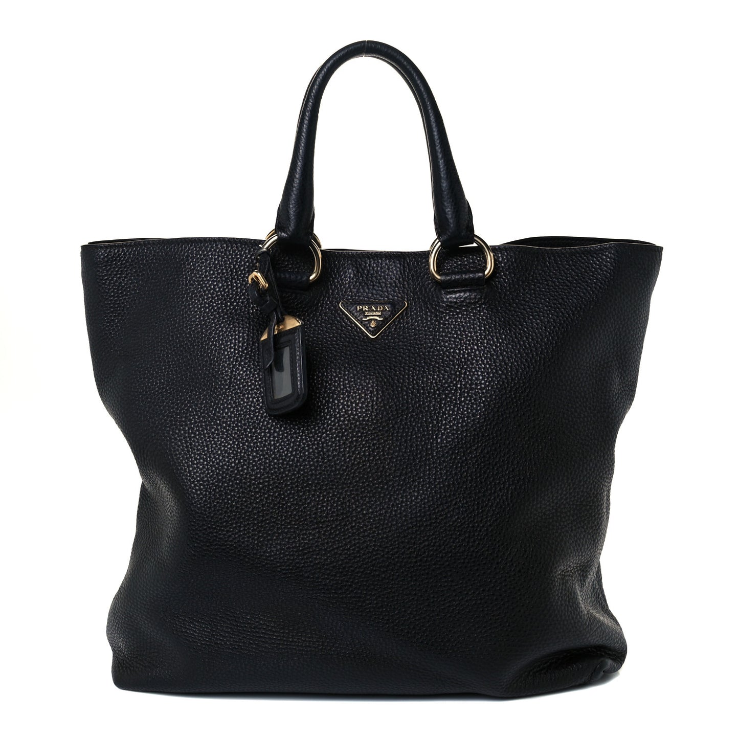 Vitello Daino Tote Black