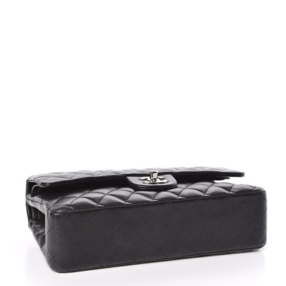 Chanel Lambskin Quilted Medium Double Flap Black 4 of 16