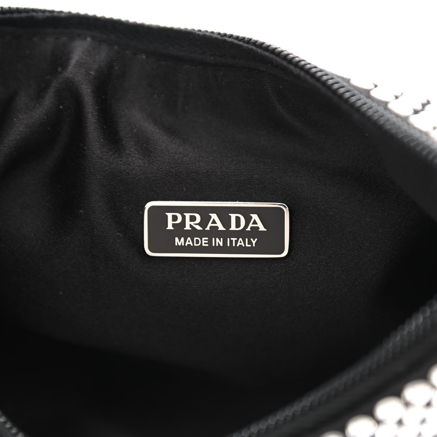 Prada Satin Crystal Mini Re-Edition 2000 Bag Cristal 6 of 11