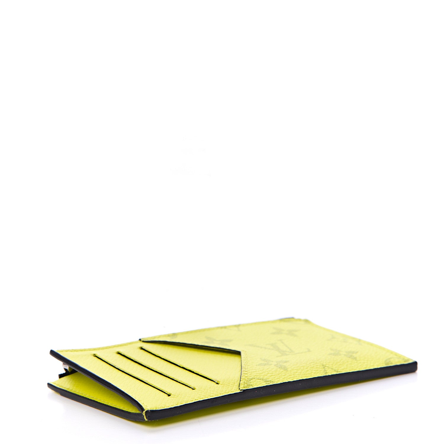 Louis Vuitton Monogram Taiga Coin Card Holder Yellow 3 of 7