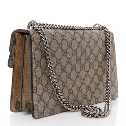 Gucci GG Supreme Monogram Small Dionysus Shoulder Bag Taupe 3 of 13