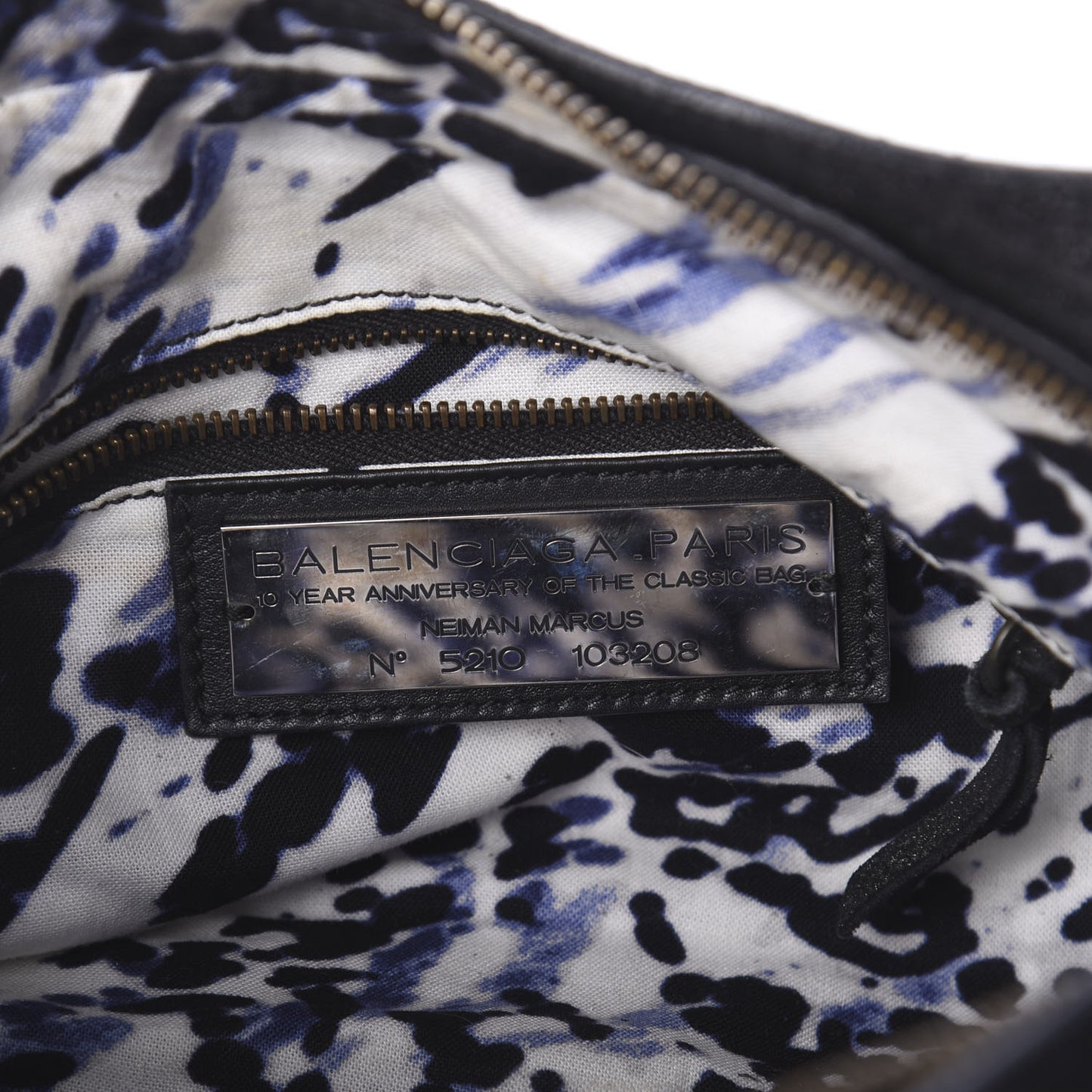 Craquele Calfskin First Black