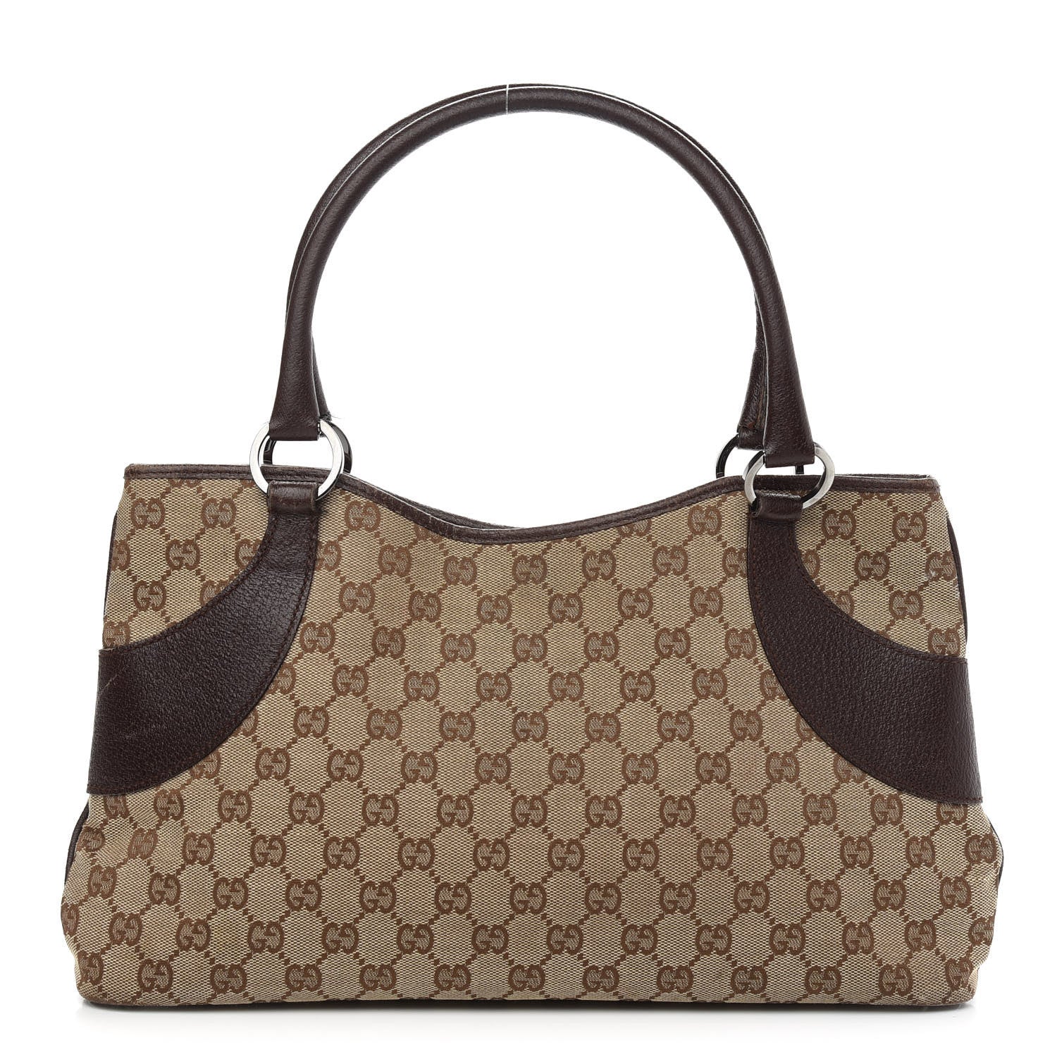 Gucci Monogram Shoulder Bag Dark Brown 1 of 15