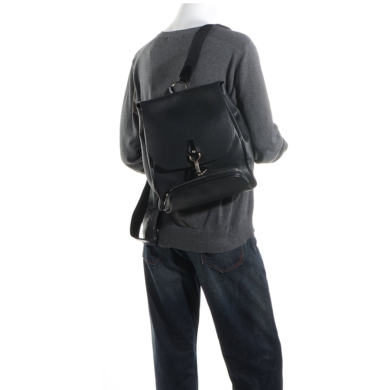 Louis Vuitton Taiga Cassiar Backpack Ardoise 2 of 7