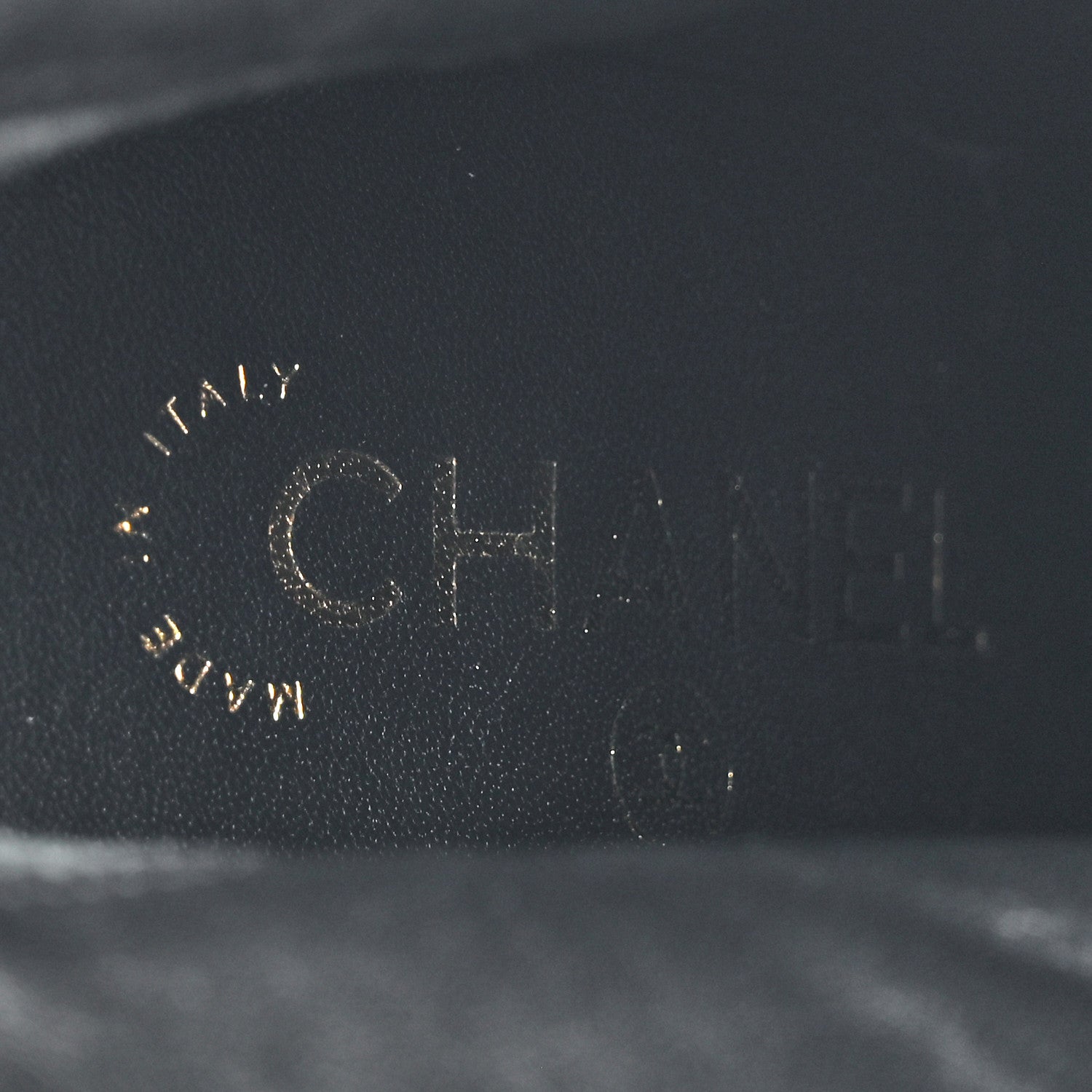 Chanel Lambskin Cap Toe Open Wedge 38 Black 8 of 10