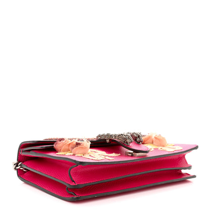 Gucci Pebbled Calfskin Embellished Guccify Small Dionysus Shoulder Bag Rosa 4 of 11
