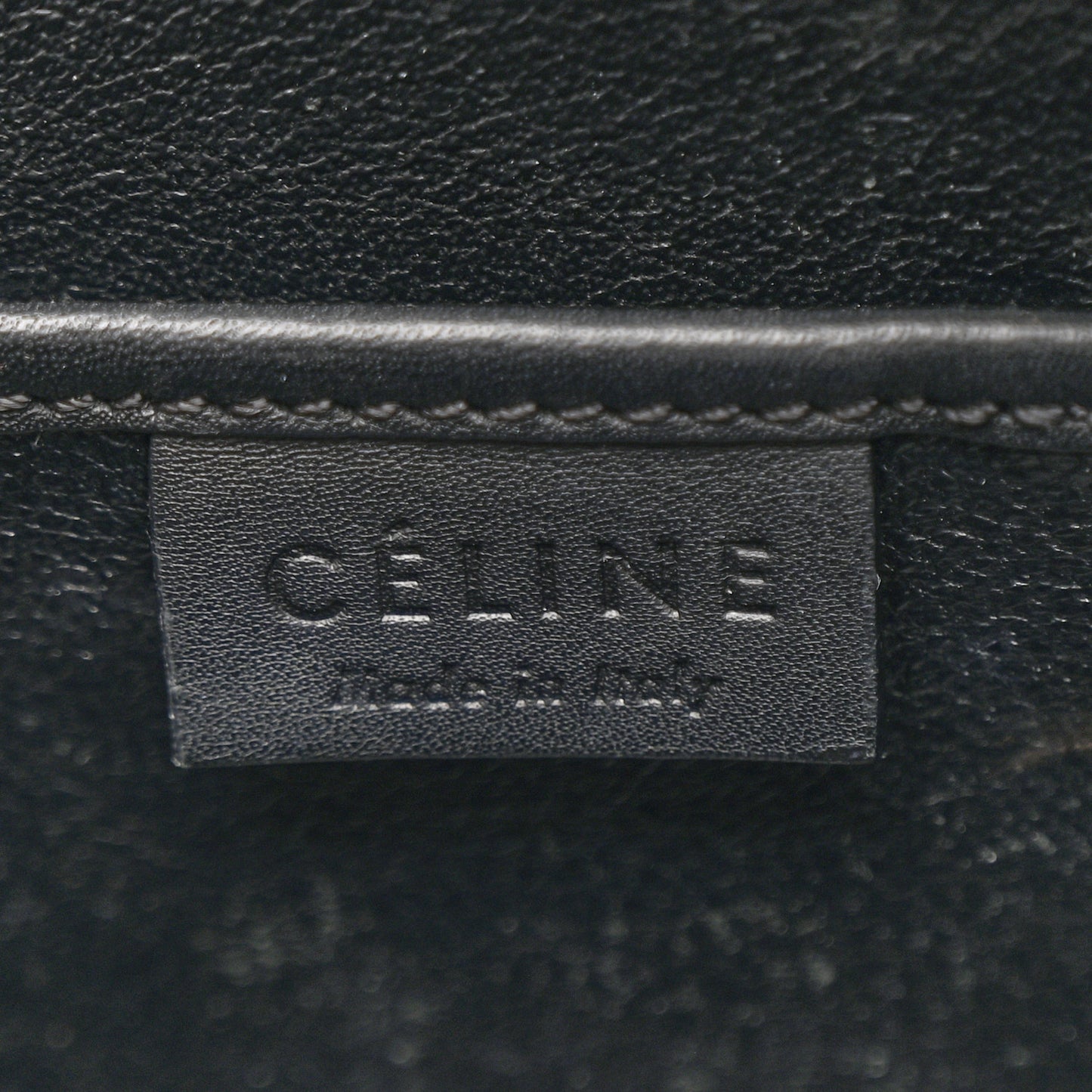 Smooth Calfskin Nano Luggage Black