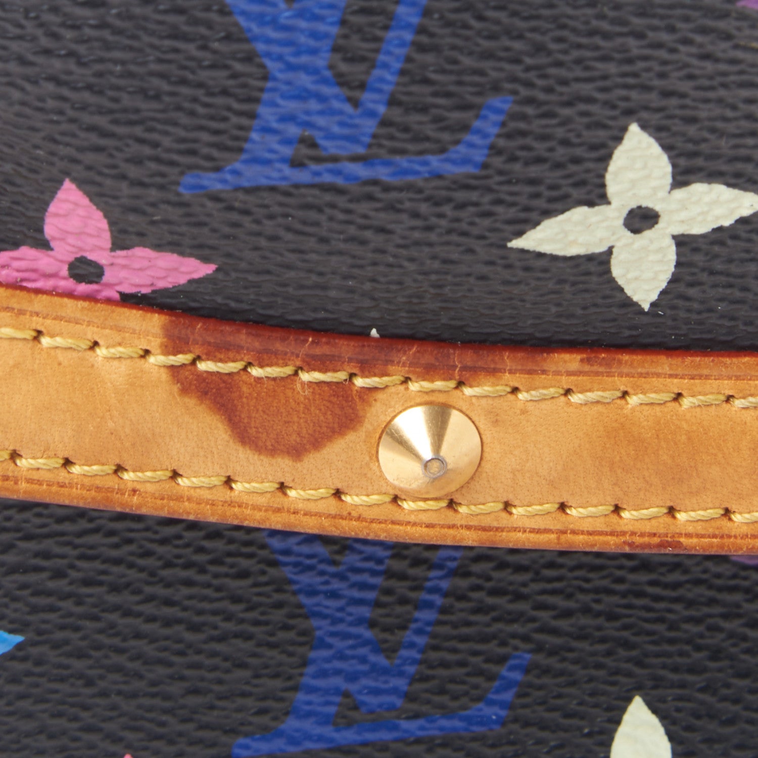Louis Vuitton Monogram Multicolor Sologne Black 9 of 13