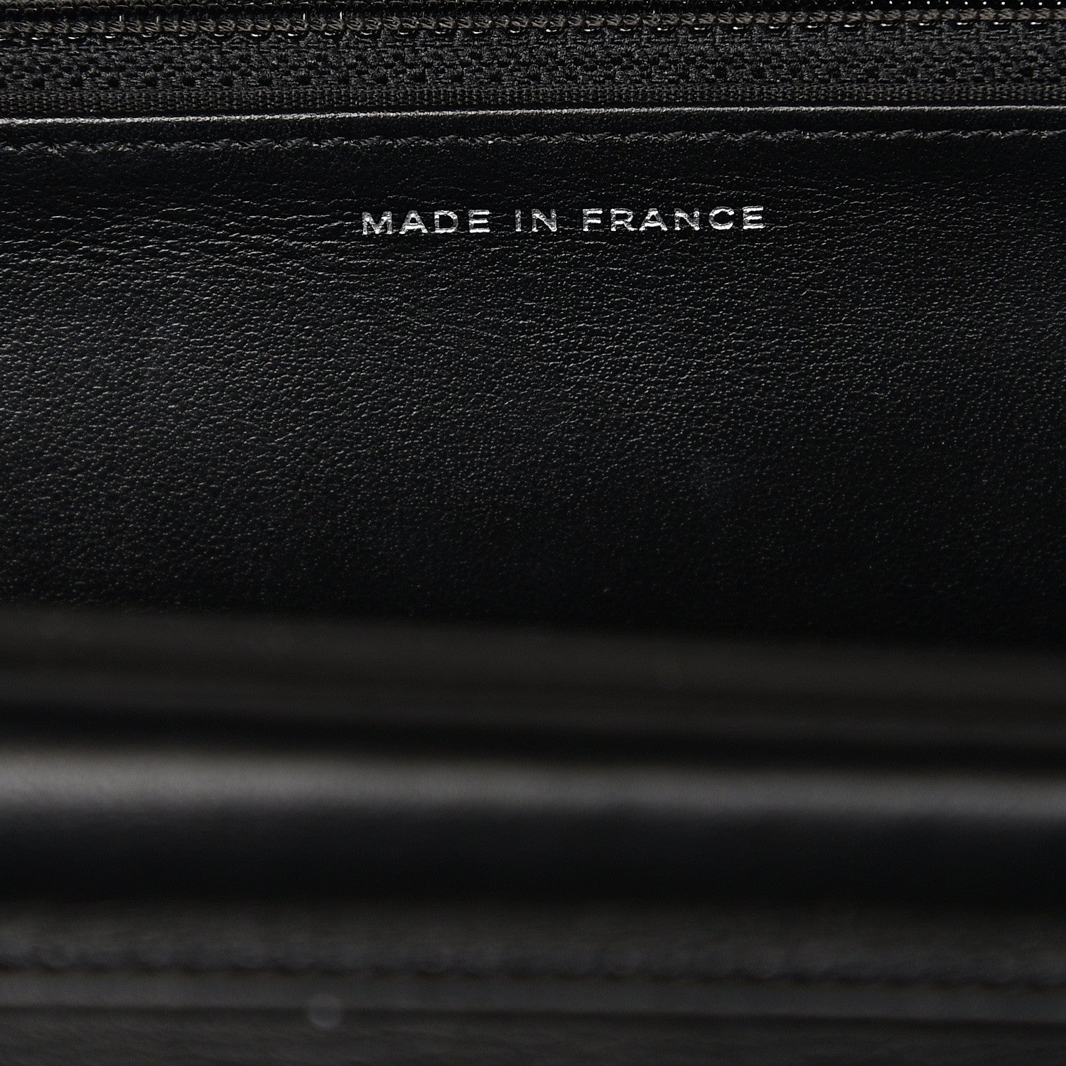 Chanel Grained Calfskin Chevron Quilted Boy Wallet On Chain WOC Black 6 of 14