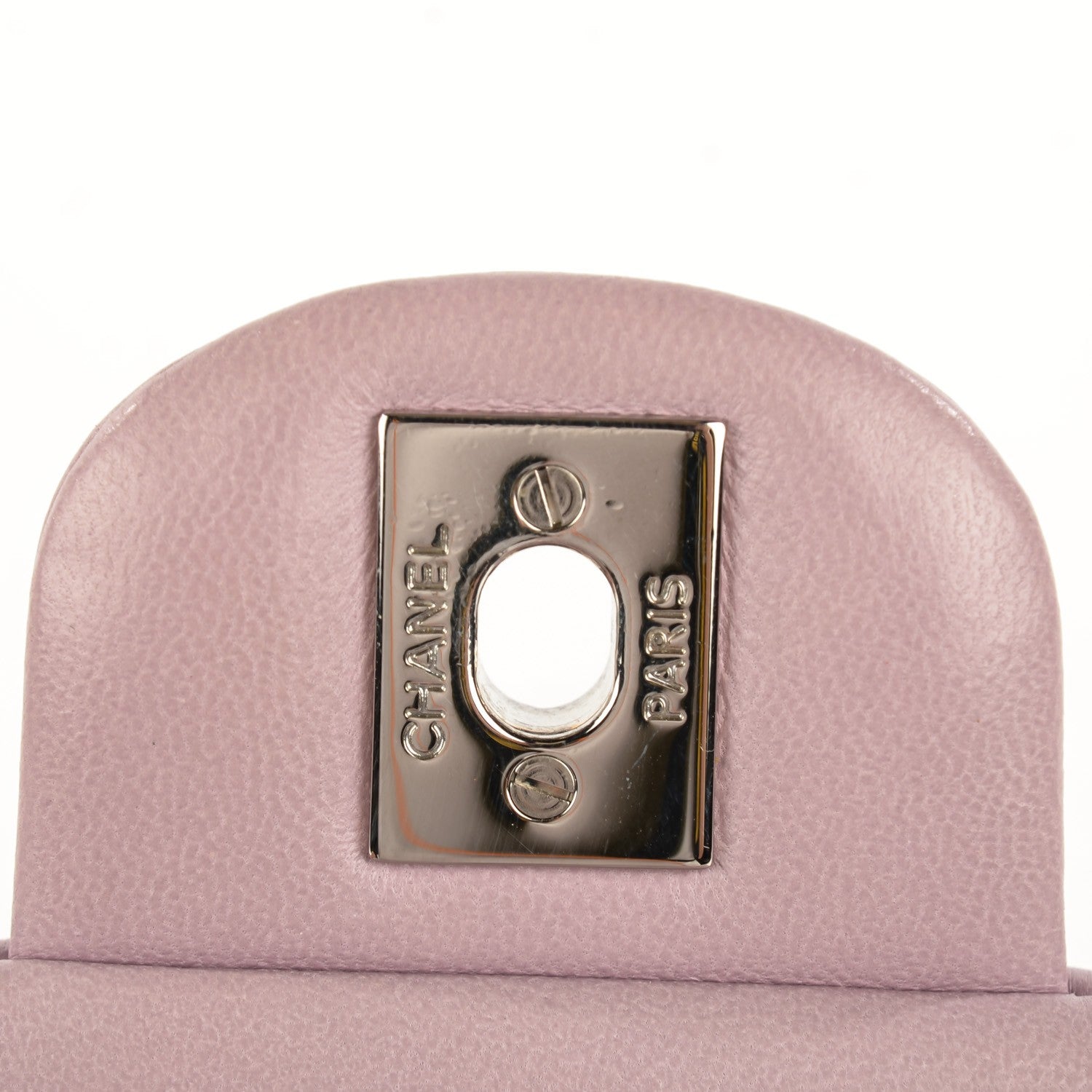 Chanel Lambskin Quilted Clutch With Chain Flap Lavender 6 of 8