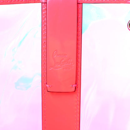 Christian Louboutin PVC Spikes East West Cabata Tote Pink 7 of 11