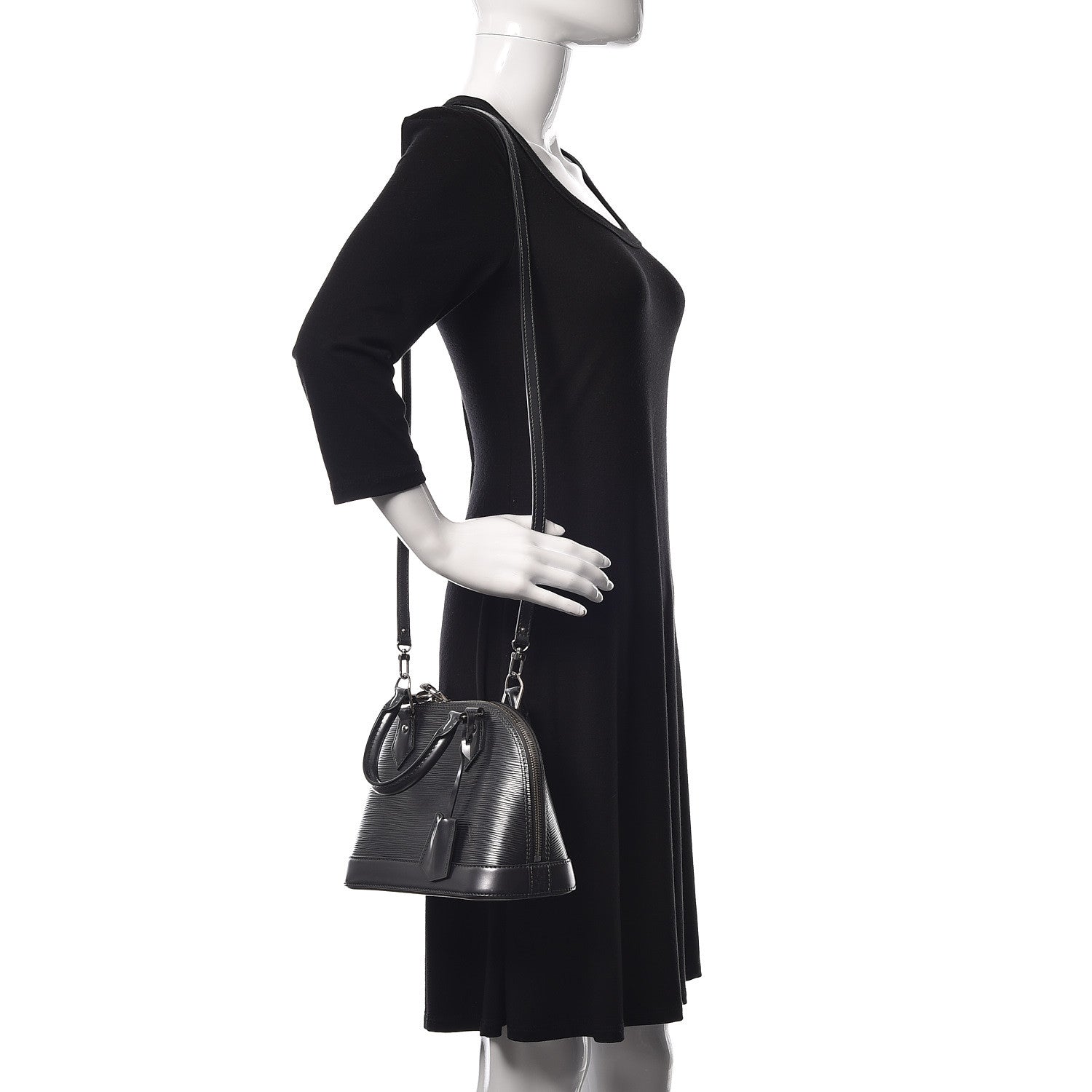 Louis Vuitton Epi Alma BB Anthracite Nacre 2 of 9