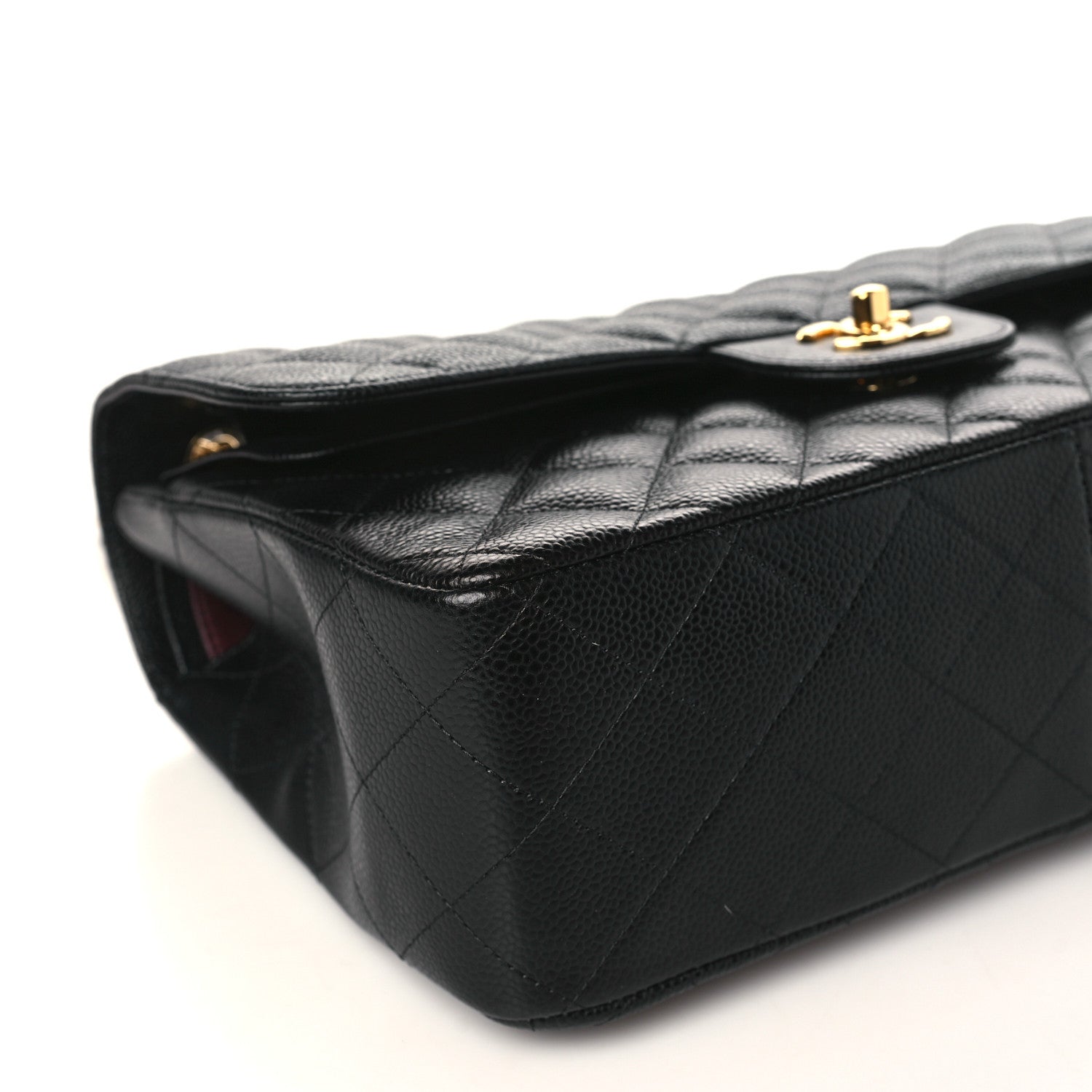 Chanel Caviar Quilted Jumbo Double Flap Black 8 of 10