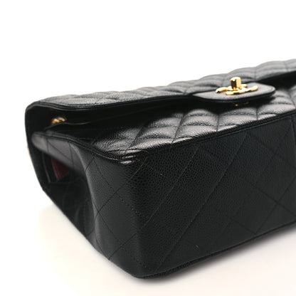 Chanel Caviar Quilted Jumbo Double Flap Black 8 of 10