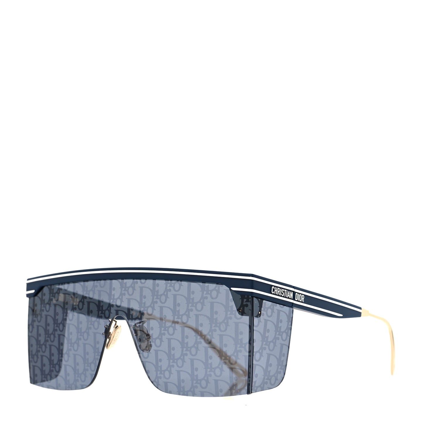Oblique Diorclub M1U Mask Sunglasses Blue