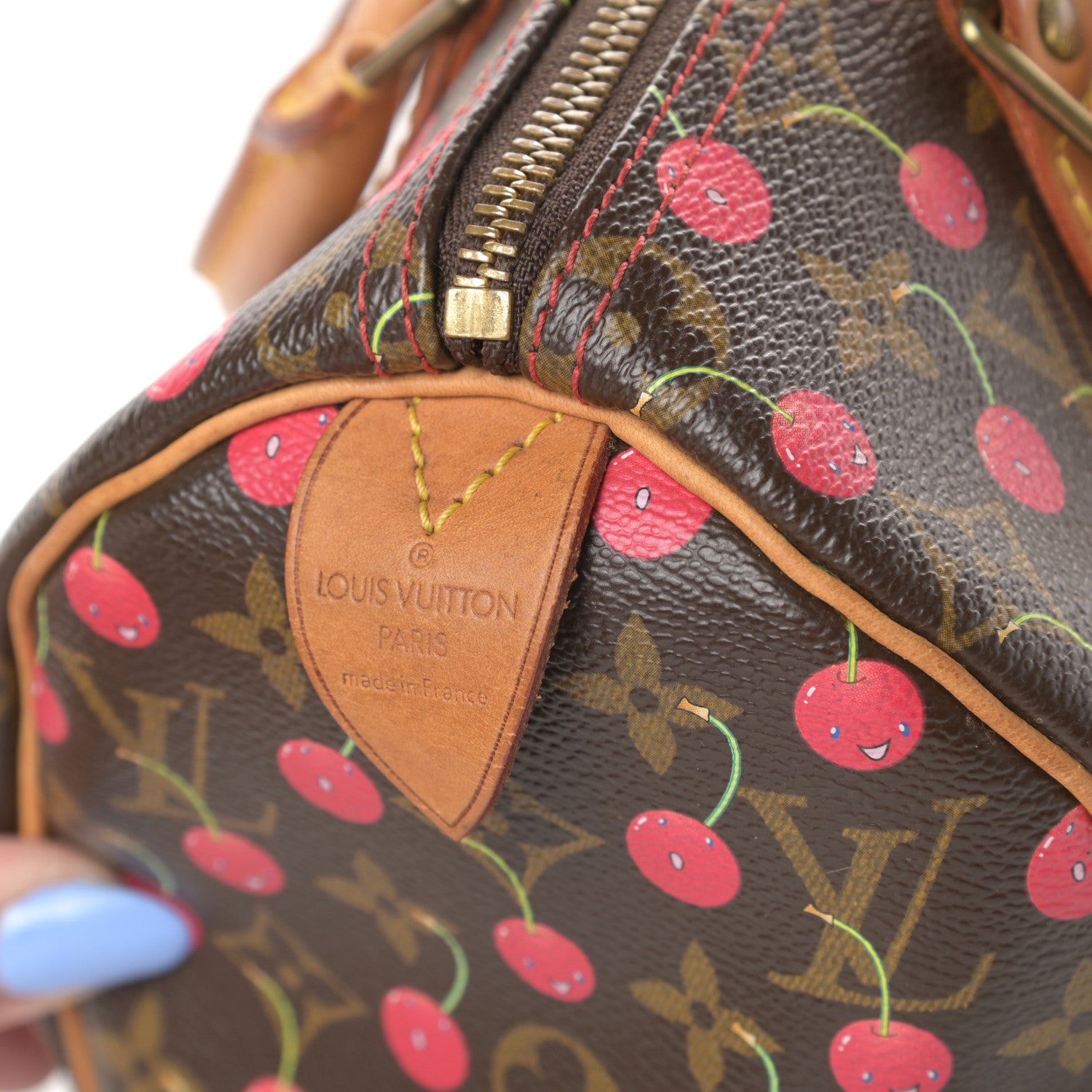 Louis Vuitton Monogram Cerises Speedy 25 14 of 15