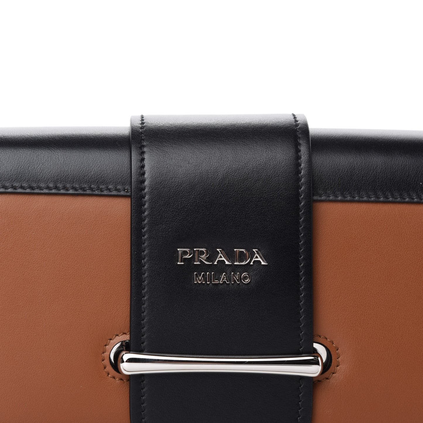 City Calfskin Sidonie Shoulder Bag Black Cognac
